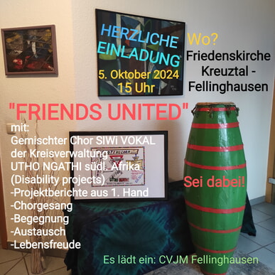 Friends United 05.10.2024 - Friedenskirche Fellinghausen