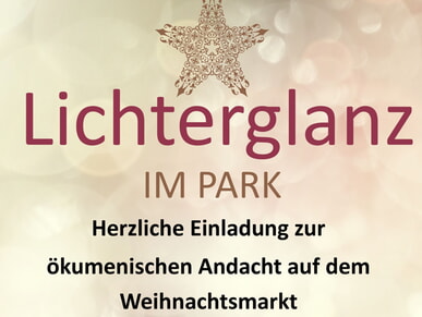 Ökum. Andacht Weihnachtsmarkt Kreuztal 07.12.2024