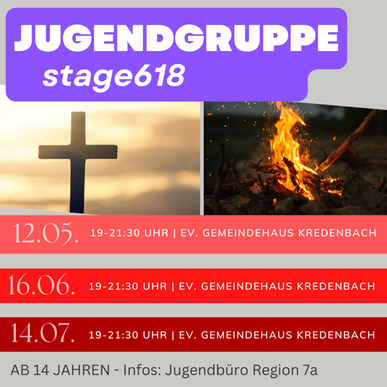 Jugendgruppe stage618 10.03.-16.06.2023